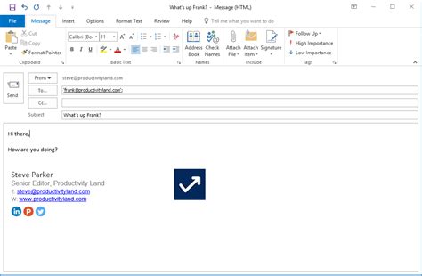 how to looping email