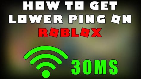 how to low ping in roblox