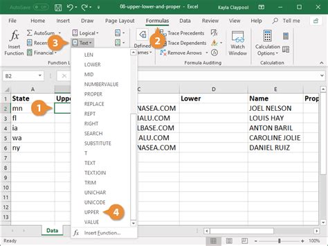 how to lower case text in excel