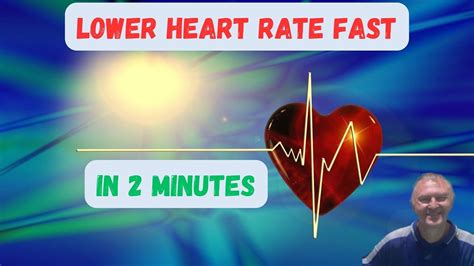 how to lower heart rate fast reddit