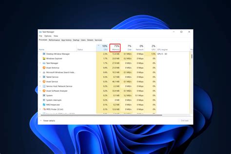how to lower idle ram usage