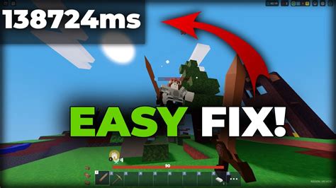 how to lower ping in roblox bedwars