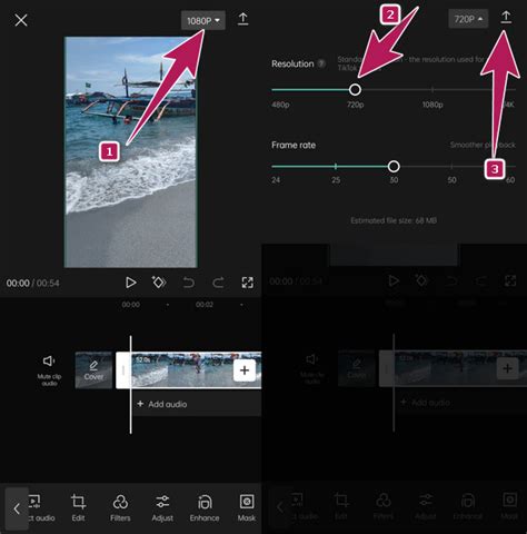 how to lower resolution of video on android