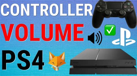 how to lower volume on ps4 controller