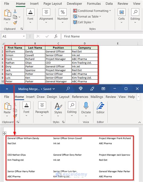 how to mail merge labels from excel to word on mac