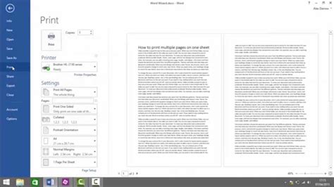 how to make 1 page into 2 pages in word