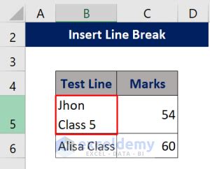 how to make 2 lines in one cell in excel