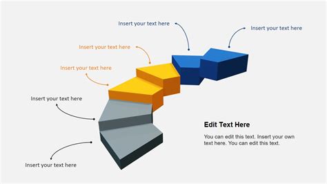 how to make 3d steps in powerpoint