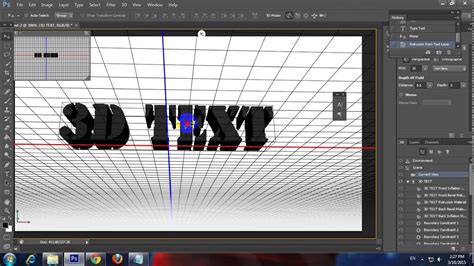 how to make 3d text in photoshop cs6