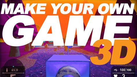 how to make a 3d game without coding for free