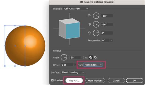 how to make a 3d round object in illustrator