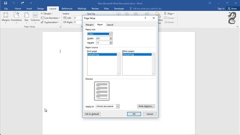 how to make a 3x5 notecard in word