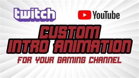 how to make a animated twitch intro