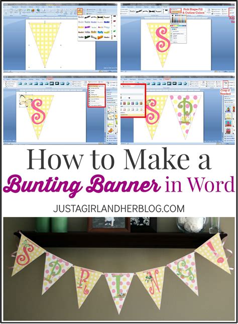 how to make a banner on microsoft word