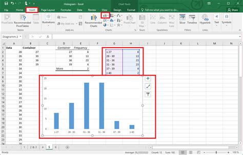 how to make a bar chart a histogram in excel