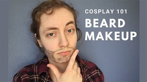 how to make a beard using makeup