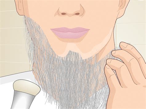 how to make a beard with makeup step by step