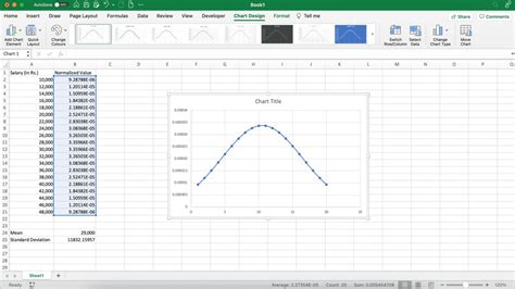 how to make a bell curve for grades in excel