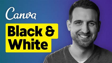how to make a black image white in canva