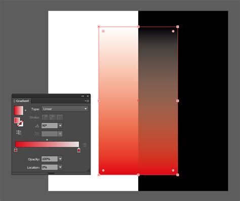 how to make a black to transparent gradient in illustrator
