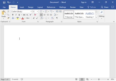 how to make a blank document on microsoft word