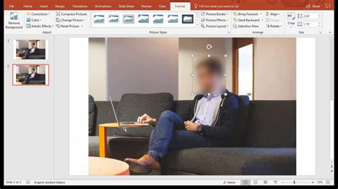 how to make a blurry picture clear in powerpoint