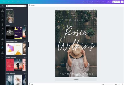 how to make a book in canva free