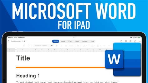 how to make a book in word on ipad