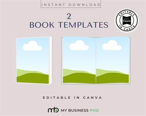 how to make a book template in canva