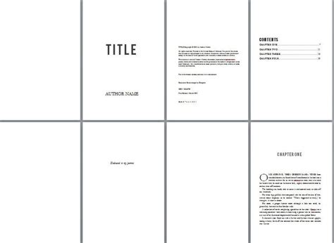 how to make a booklet template in word