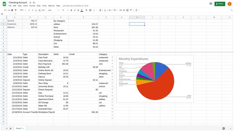 how to make a budget plan in google sheets