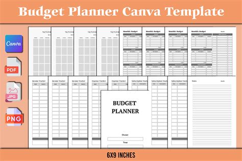 how to make a budget planner on canva