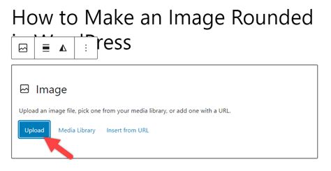 how to make a button round in wordpress