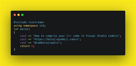 how to make a c++ program in visual studio code
