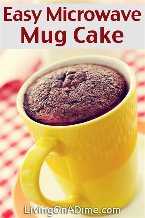 how to make a cake in a mug in microwave
