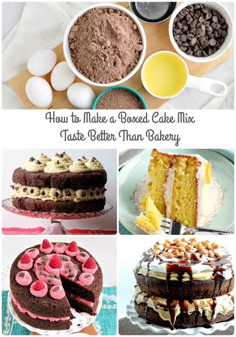 how to make a cake with box cake mix