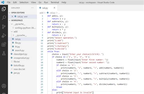 how to make a calculator in python