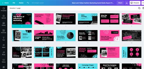 how to make a canva presentation more interesting