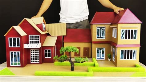how to make a cardboard house for a school project step by step