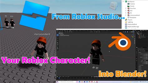 how to make a character in blender for roblox
