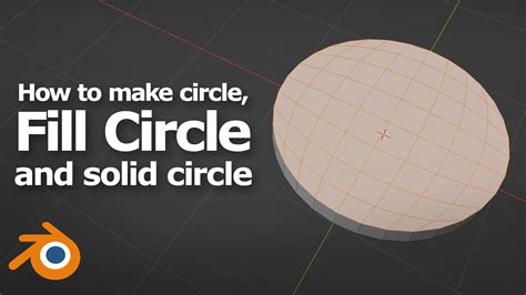 how to make a circle blender