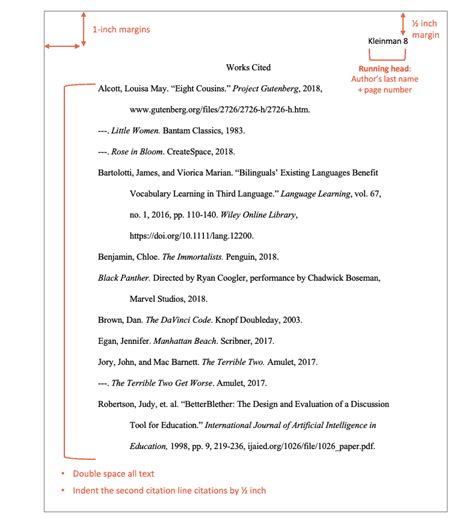 how to make a citation page on word