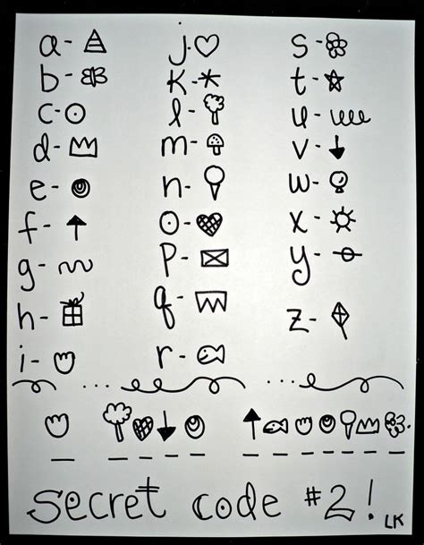 how to make a code letter