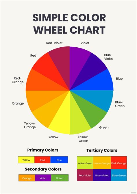 how to make a color chart in word