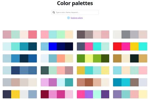 how to make a color scheme in canva