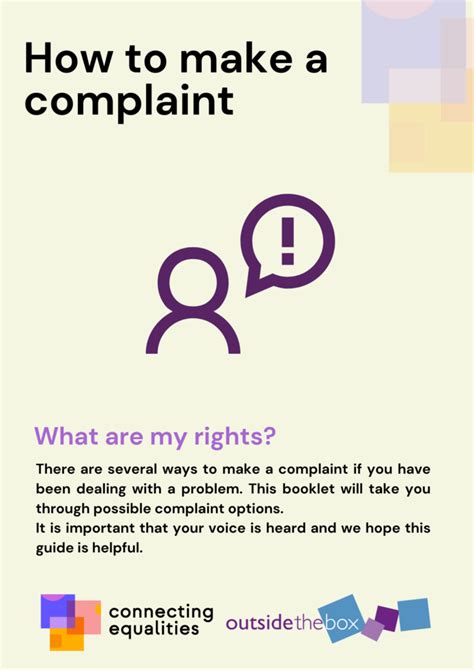 how to make a complaint