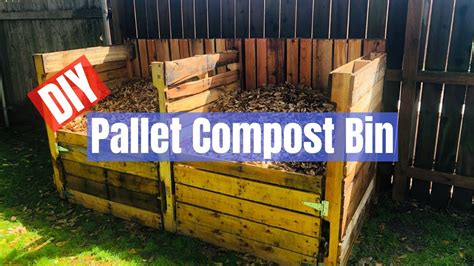 how to make a compost bin from pallets uk