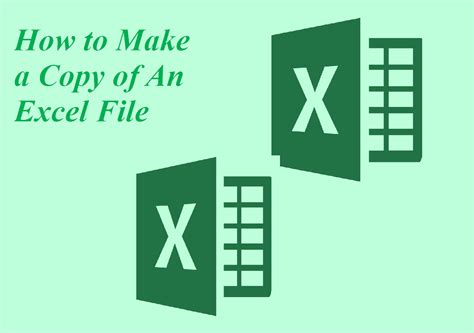 how to make a copy of an excel file on mac