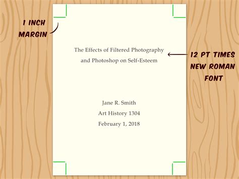 how to make a creative title page