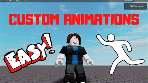 how to make a custom animation in roblox studio